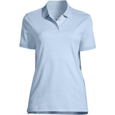 School Uniform Women's Tall Short Sleeve Interlock Polo Shirt