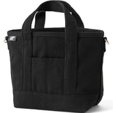 Small Solid Color 3 Pocket Open Top Canvas Tote Bag