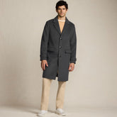Men's Tall Wool Blend Top Coat
