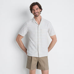 Men's No Iron 6" Pleated Front Chino Short