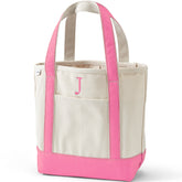 Pre-Monogrammed Letter J Canvas Tote Bag