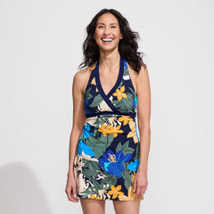 Women's V-Neck Halter Tankini Top
