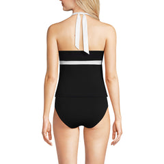 Women's V-Neck Halter Tankini Top