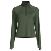 Women's Plus Size SunShade UPF 50 Quarter Zip Rash Guard