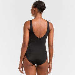 Women's Tugless V-Neck High Leg One Piece Swimsuit