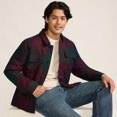 Men's Wool Blend Shirt Jacket