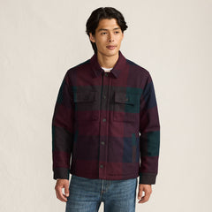 Men's Wool Blend Shirt Jacket