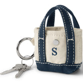 Pre-Monogrammed Letter S Micro Canvas Tote