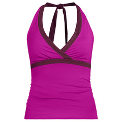Women's V-Neck Halter Tankini Top