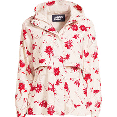 Women's Plus Size Print Squall Packable Rain Jacket