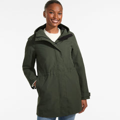 Women's Tall Squall Hooded Waterproof Raincoat