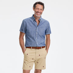 Men's Knockabout 7" Embroidered Comfort Waist Classic Fit Chino Short