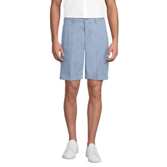 Men's No Iron 9" Plain Front Chino Short