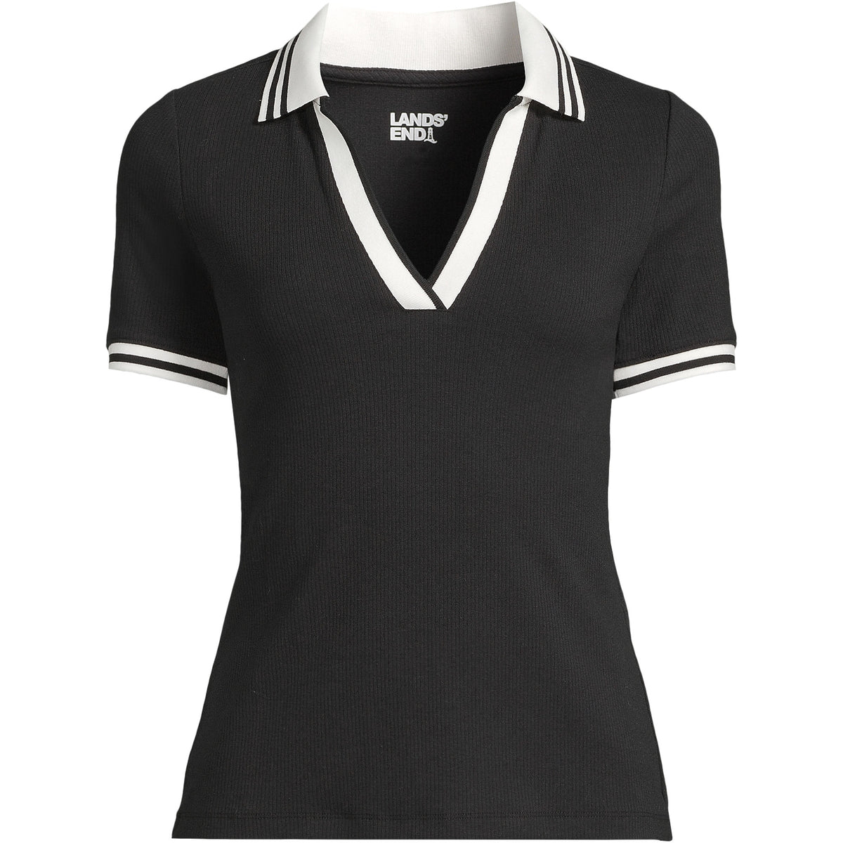 Women's Wide Rib Polo Shirt