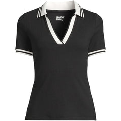 Women's Wide Rib Polo Shirt
