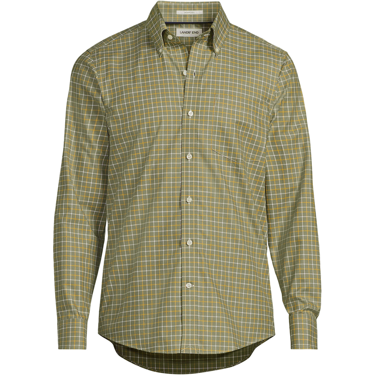 Men's Tailored Fit No Iron Twill Long Sleeve Shirt
