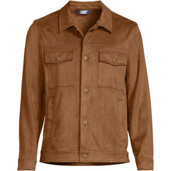 Unisex Faux Suede Trucker Jacket