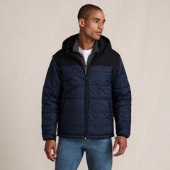Men's Weatherproof Reversible Hooded Jacket