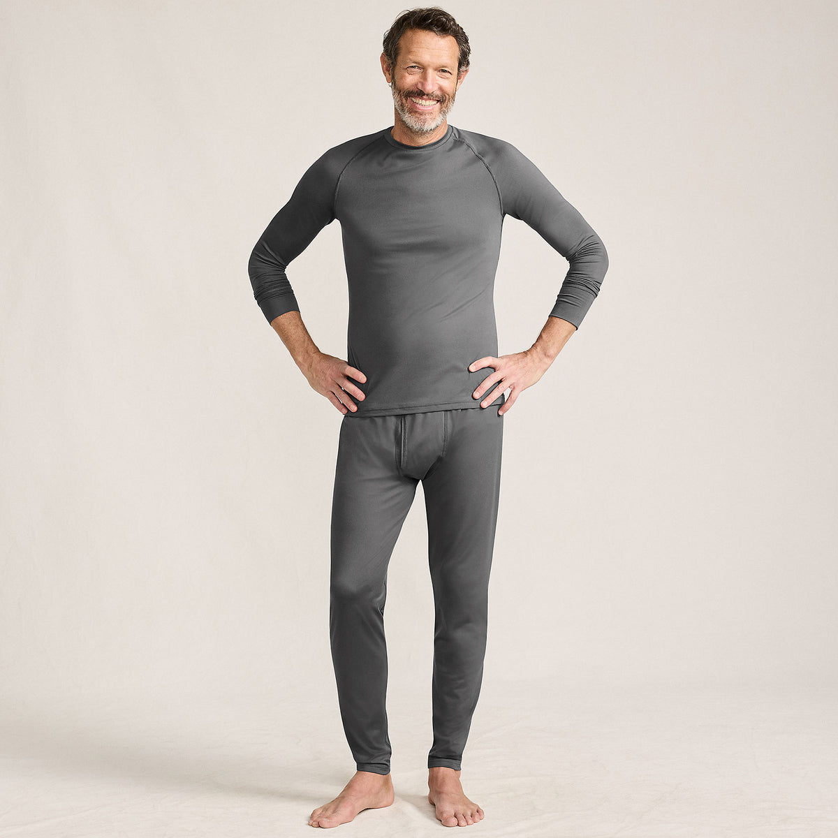 Men's Tall Stretch Thermaskin Long Underwear Crew Base Layer